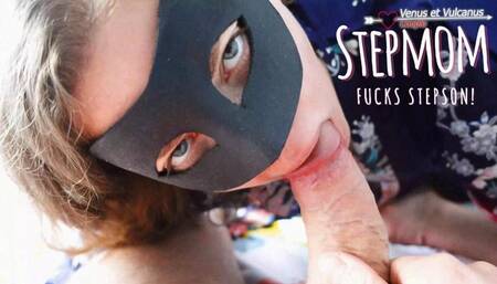 Perverted Stepmom Seduced a Stepson when Studying!