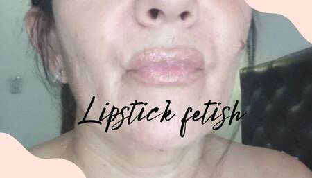 Lipstick fetish