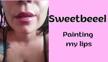 Colors on my lips
