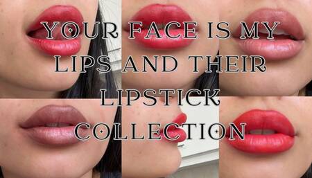 My lips and their lipstick collection
