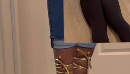 Trampling The Gimp with Gold Shoes