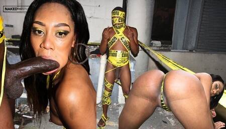 Beautiful Jayla Foxx's best ebony blowjob dirt