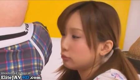 Japanese hot 18yo babe gets stunning facial