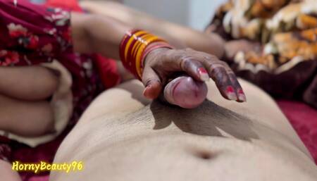 My Newly Married Horny Indian Bhabhi Ride on My Dick Like Harlot