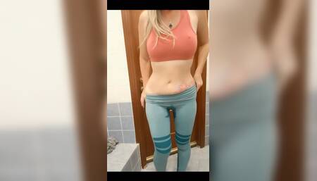 Peeing My Tight Leggings and Showering in Clothes. Yeahhh I Am on Fire!