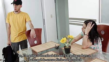 Stepsister Plays a Prank on Horny Liam to Get Her Pussy Fucked - Porn in Spanish