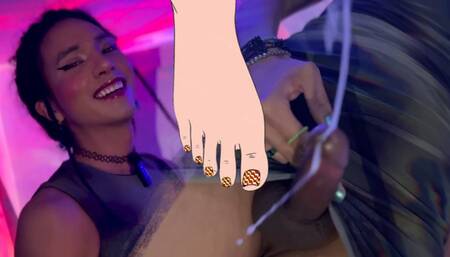 Can you worship a trans girl's foot?