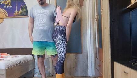 gonzo give me wedgie while i wear leggings and socks