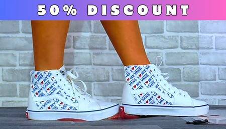 Shredding His Cock & Balls Under My Vans Hi Tops - Ultimate Bundle - 50% DISCOUNT - A145ULT