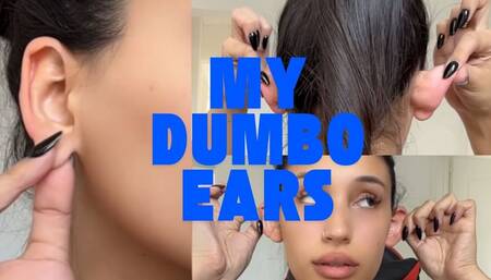 My dumbo ears at every angle… and very red from playing so much