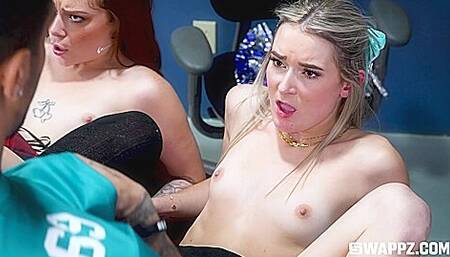 The And The Cheerleader: A Stepsister Swap Story