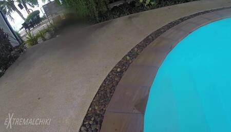 A Pool Twink Blowjob