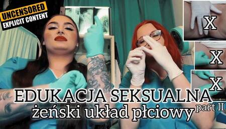 Sex Ed Lesson from Dominant Doctors: Part 2 - How to Pleasure a Woman and Have Sex - Real Pussy Demonstration | Mistress Karino and Madame Madomme [MP4 2K]