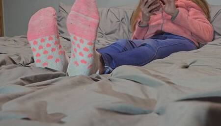 Ugg slipper and sock worship