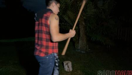 Lumberjack Traps And Milks Lost Runner TwinkS