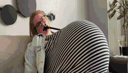 When Alex Inflated Her Belly WMV