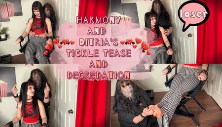 Harmony and Ditria's Tickle Tease and Degradation 4k | When Harmony and Ditria see that you've been watching them, they cue you in to a few secrets as well as their opinions of you