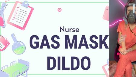 nurse with gas mask