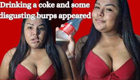 Drinking soda and disgusting burps appeared