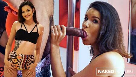 Naked Hustlers featuring Eden Sin's sloppy deepthroat smut