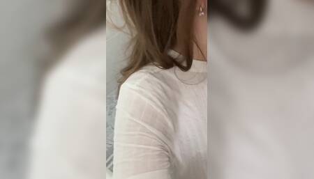 Sex in the Bathroom. My Perfect Wet Boobs. Tear These Pants off Me and Fuck Me Properly. Full Video