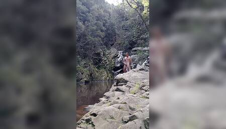 Got Naked at a Pool on a Hike and Shot a Big Load