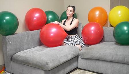 Sitting Pretty: A Horny Balloon JOI Tease