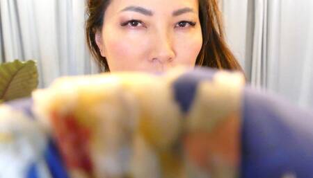 Taken By CoWorker HOM - Mz Kim Hand Over Mouth Domination With Silk Scard Hand Gagging And Femdom POV MP4