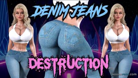 DENIM JEANS DESTRUCTION