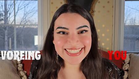 Voreing You Toilet Talk - Giantess Countess Wednesday Voreing, Swallowing You Whole, Digesting You, Turning You into Waste MP4 1080p