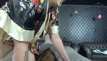 BBW Face sitting Control Part 3 BY BRITNEY HUNTER and jack Cam By aline Full hd