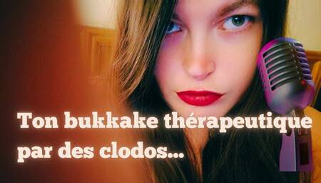 Ton bukkake thér@peutique par des clodos