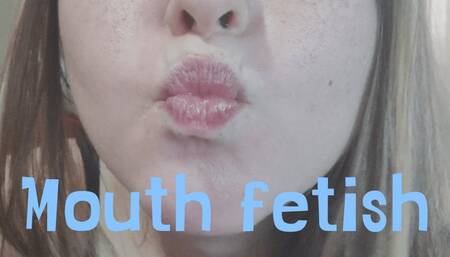 My mouth up close
