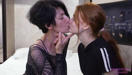 POLINA and SALMA - Kiss me back, young bitch! (HD)
