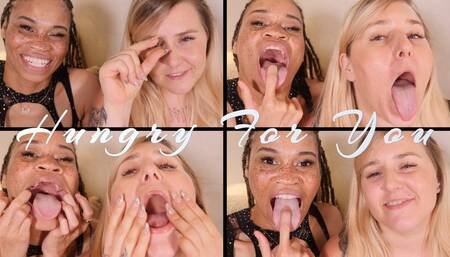 Hungry For You- Goddess Rosie Reed And Ember Mae Compete To Eat You By Showing Their Big Hungry Mouths- standard definition