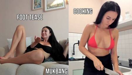 Join Your Goddess: Sexy Miniskirt, Cooking, Mukbang & Irresistible Teases!