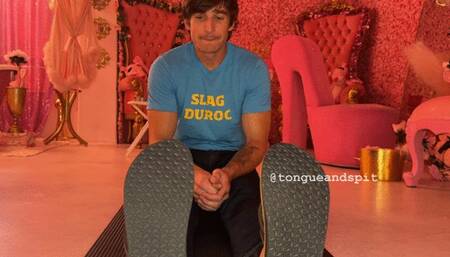 Logan Feet with Flip Flops and Goon Faces Part19 Video1 - MP4