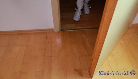 White Sneakers – White Jeans – Black Reinforced Toe Pantyhose