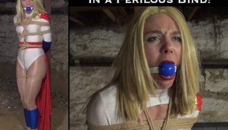 Power Girl VeVe in a Perilous Bind! Bondage Escape Challenge (Nov 2020)