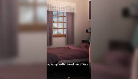 Treasure Of Nadia: guy is watching two lesbian milf's with huge tits ep.83