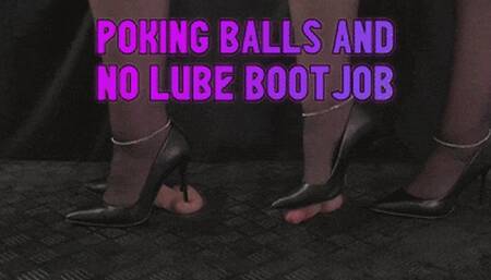 My Black Stilettos Heels Poking and Bootjobing Your Cock and Balls but Without Lube! (Close Version) - TamyStarly - Cock Balls Crush Trample, Shoejob, CBT, Trampling, Bootjob, Stomping