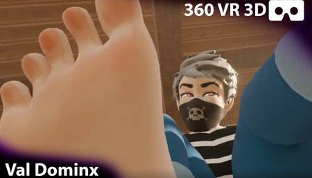 Giantess Val Has Fun With You (VR 360 3D)