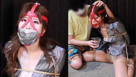 RK8 Japanese secretary Rika captured and trained for drooling Part4 (MP4)