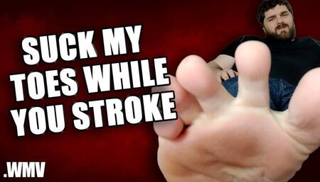 KingMarti: Sweaty Foot Worship: Big Toe Blowjob & Cock Stroking WMV