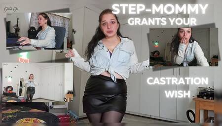 Step-Mommy Grants Your Castration Wish
