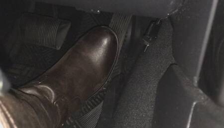 Cranking in Tall Brown Boots
