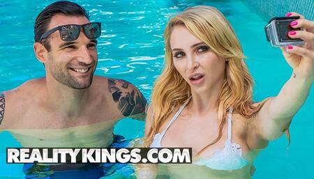 Reality Kings - Selfie Girl Alix Lynx Fucks Hunk at Pool Party