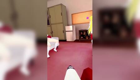 POV Group of Girls Touch Themselves Moaning Loudly, Lesbians Masterbating to Each Other