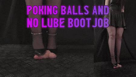 My Black Stilettos Heels Poking and Bootjobing Your Cock and Balls but Without Lube! (Double Close Version) - TamyStarly - Cock Balls Crush Trample, Shoejob, CBT, Trampling, Bootjob, Stomping