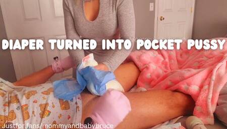Wife Turns Your Diaper Into Pocket Pussy